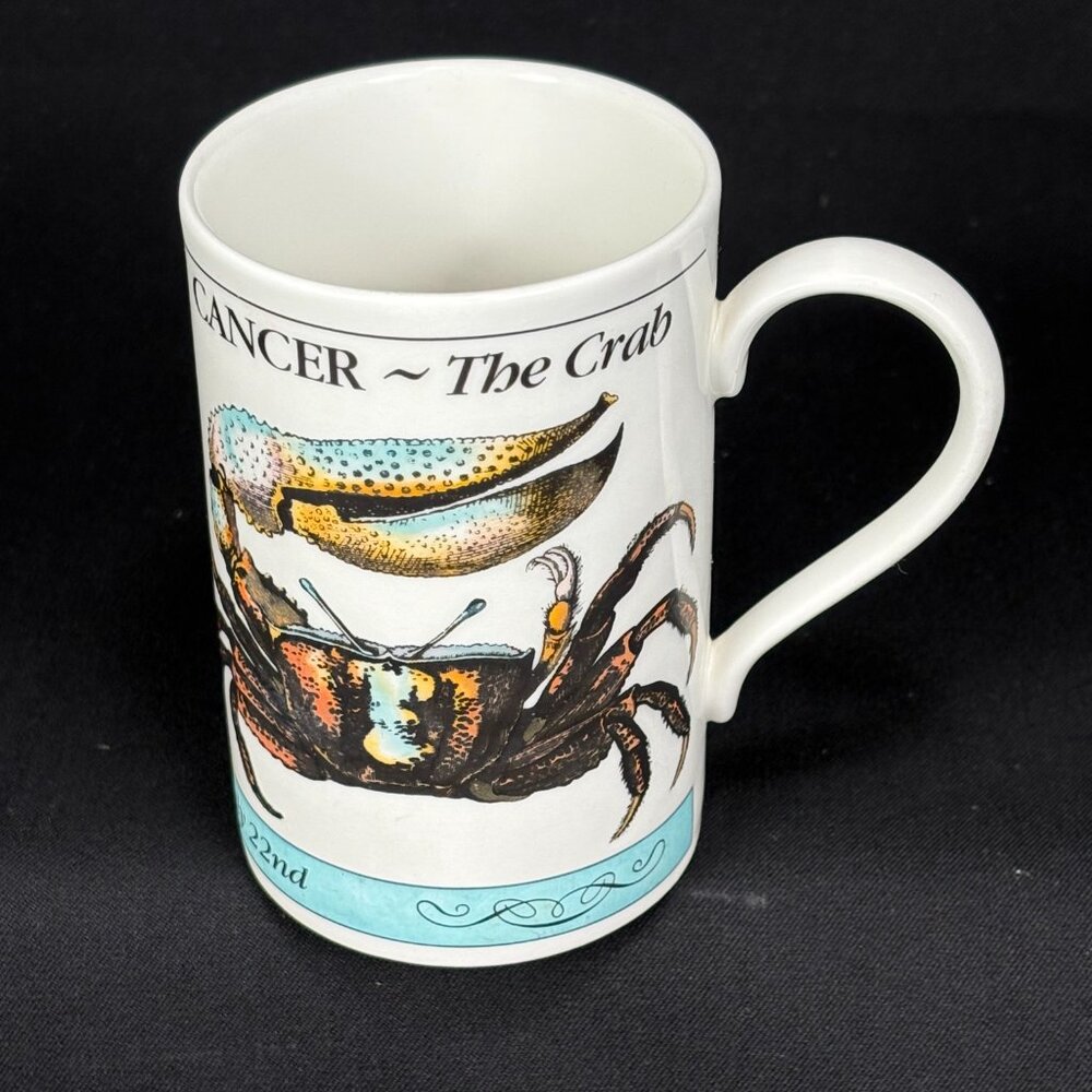 Dunoon Zodiac Cancer coffee mug made in Scottland